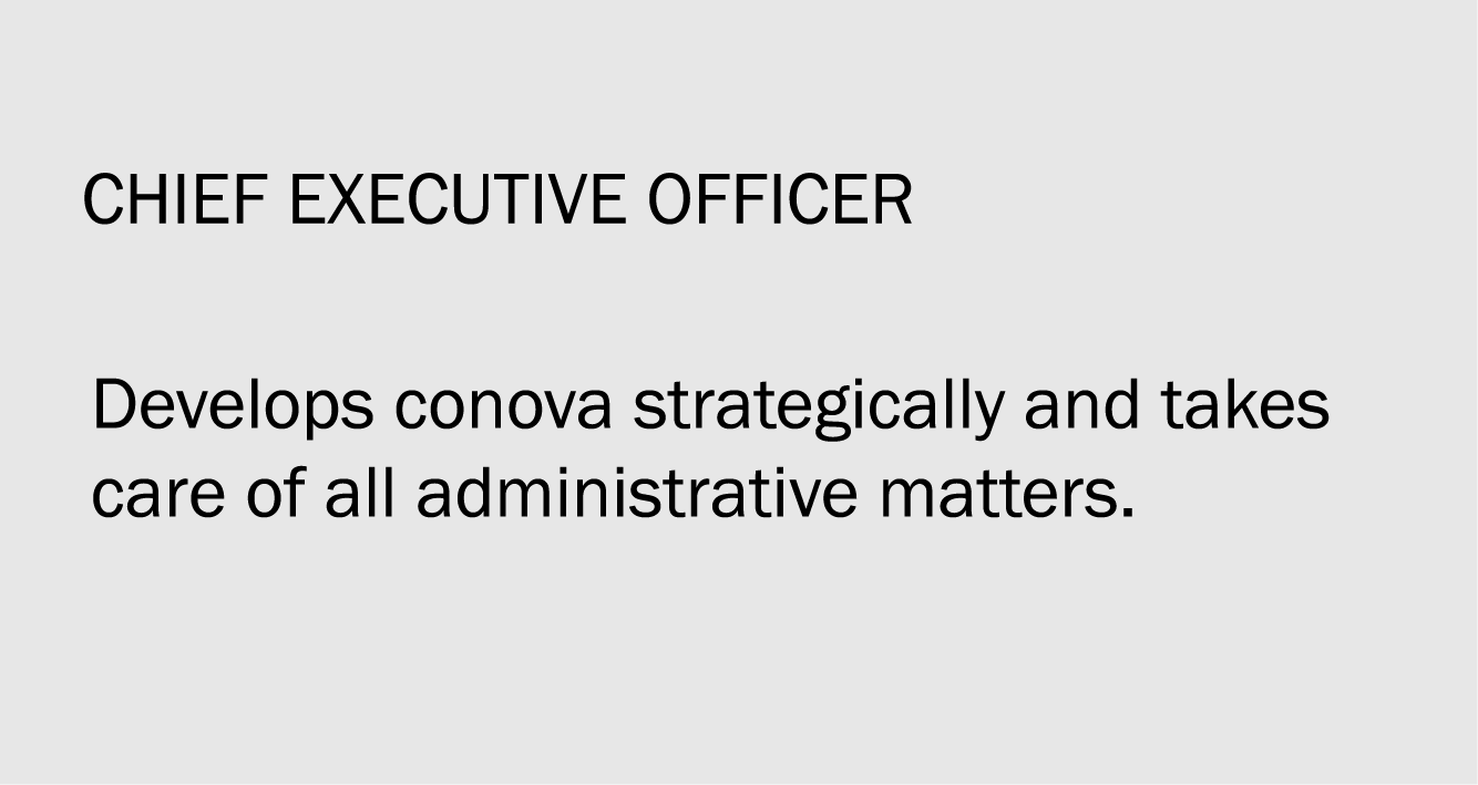 conova team Chief Executive Officer