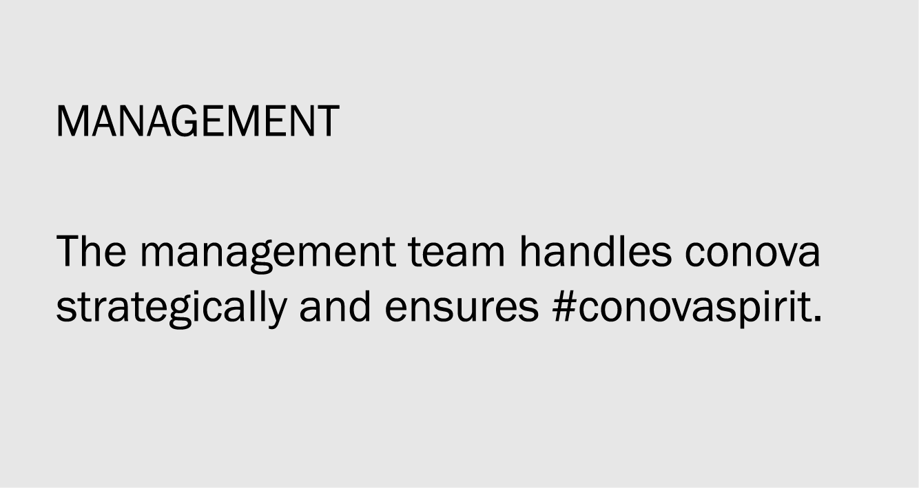 conova team Management