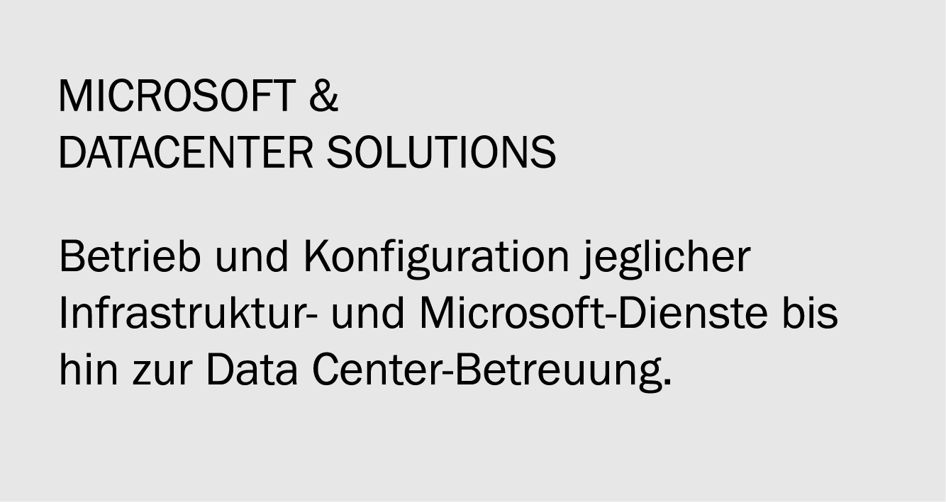 conova Team Microsoft & Datacenter Solutions