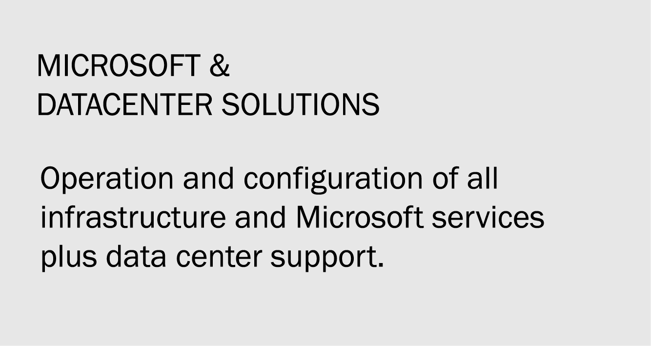 conova team Microsoft & Datacenter Solutions